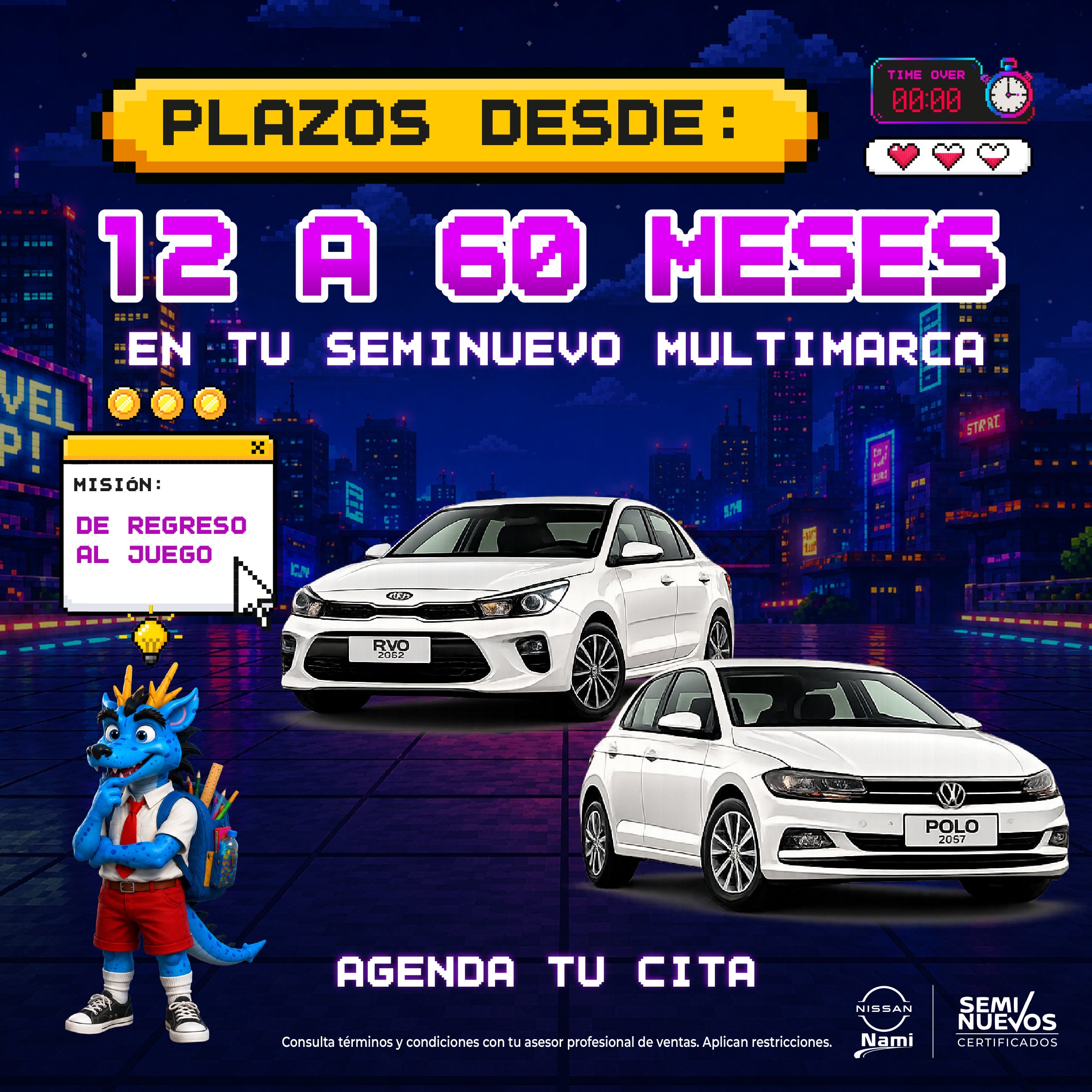 Plazos cortos para comprar tu seminuevo