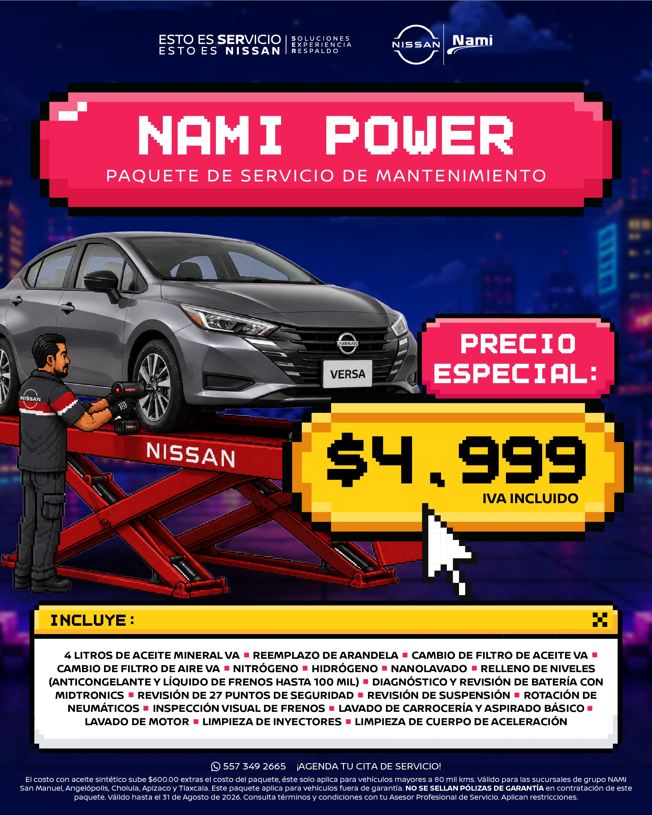 PAQUETE NAMI POWER 4L
